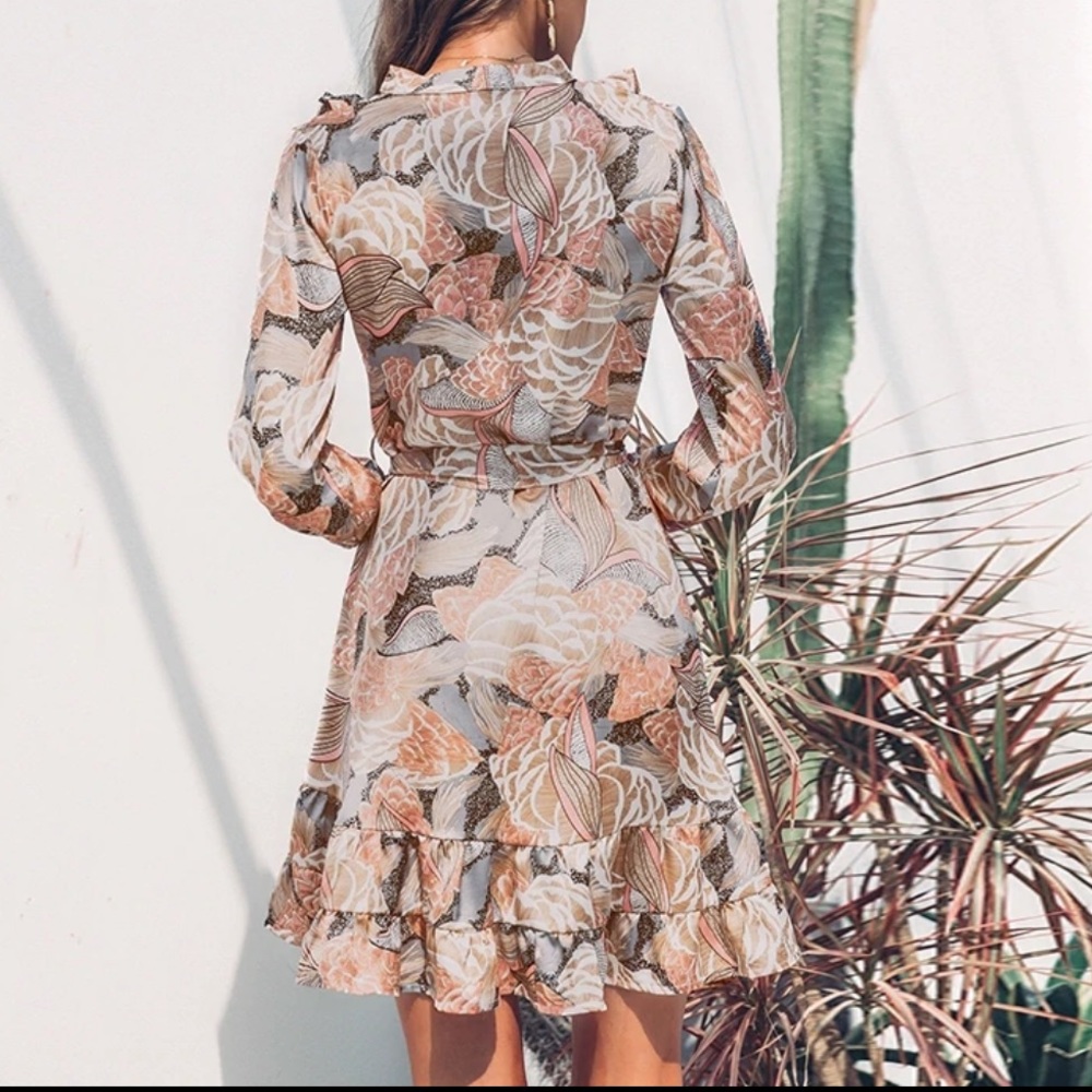 Ruffle Front Dress - Picture 3 of 8